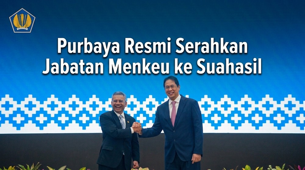 Serah Terima Jabatan Purbaya ke Suahasil