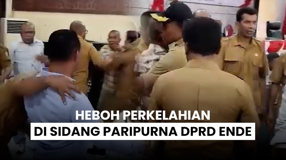 Ketua dan Anggota DPRD Ende Berantem!