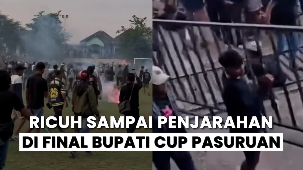 Ricuh Final Bupati Cup Pasuruan
