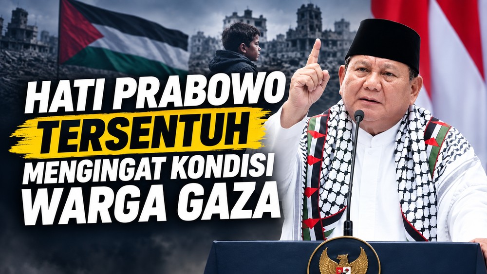 Prabowo Soroti Kondisi Warga Gaza