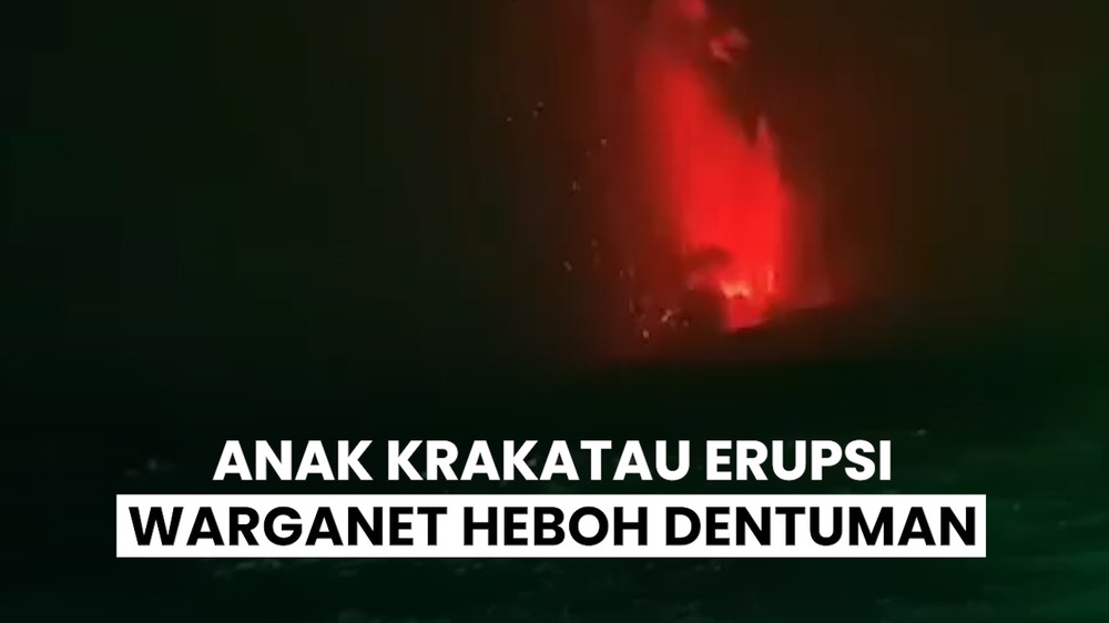 Gunung Anak Krakatau Erupsi
