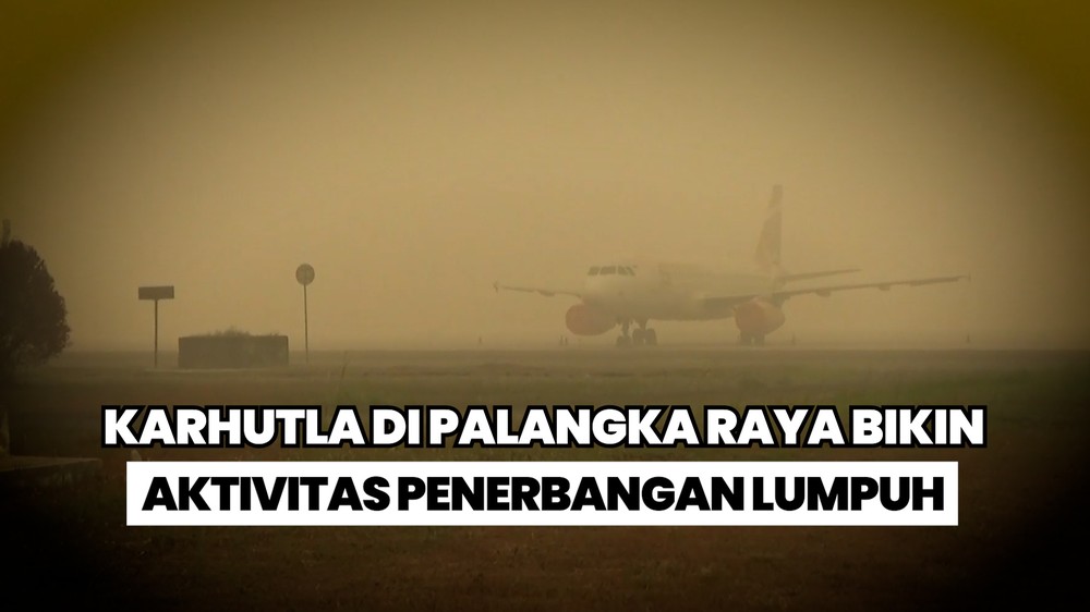 Kabut Asap Karhutla di Palangka Raya