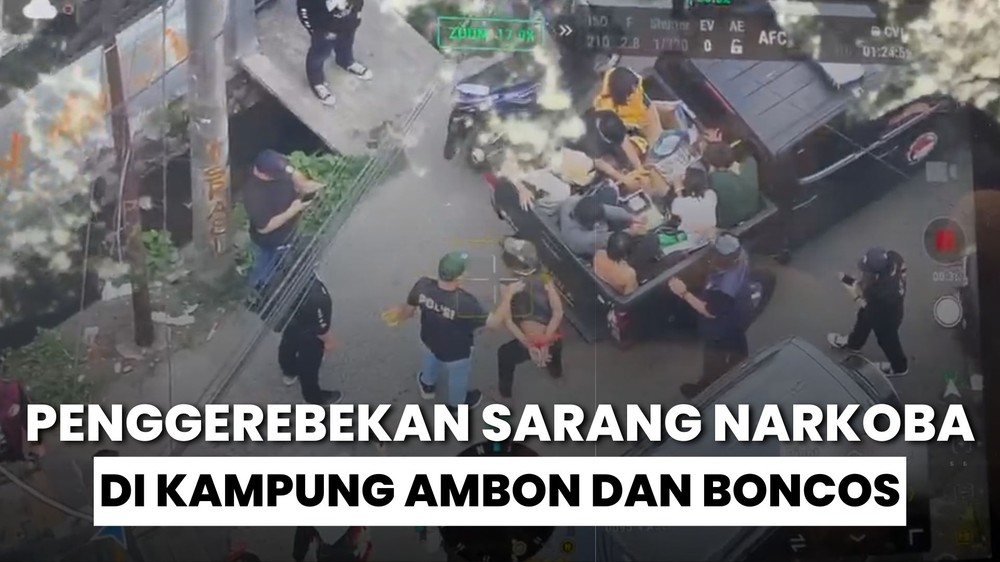 Kampung Ambon-Boncos Digerebek!