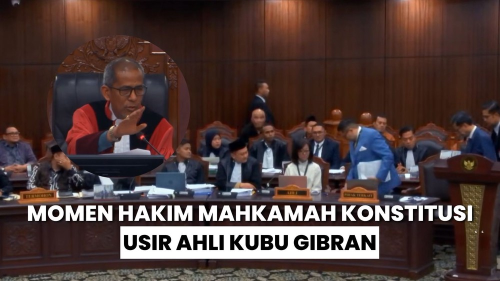 Ahli Kubu Gibran Diusir Hakim MK
