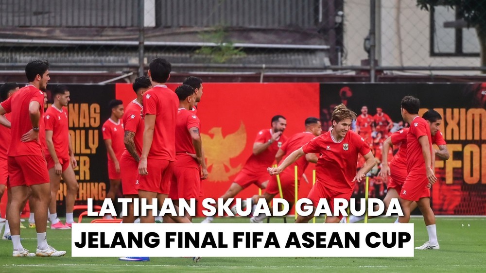 Indonesia Latihan Jelang Lawan Thailand