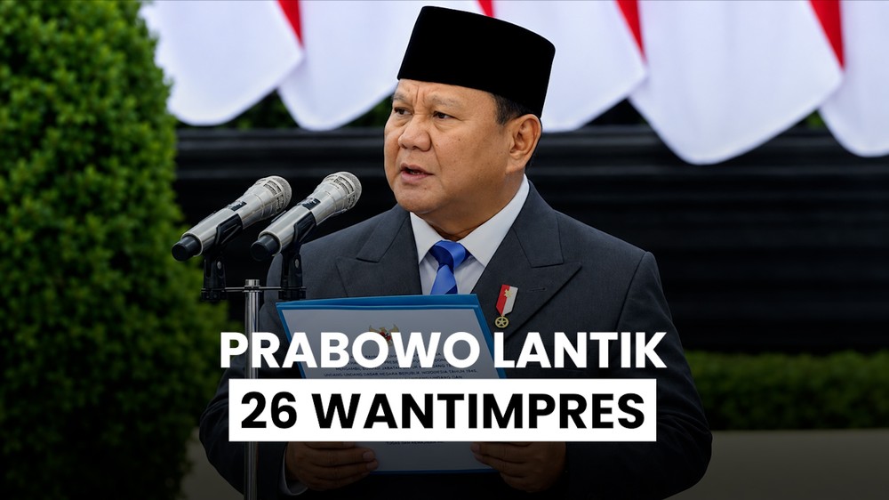 Pelantikan Wantimpres di Istana
