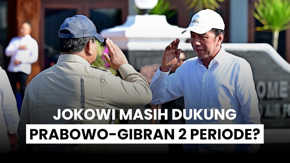 Beda Jokowi soal Prabowo-Gibran 2 Periode