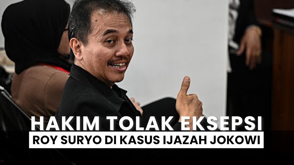 Eksepsi Roy Suryo Ditolak Hakim!