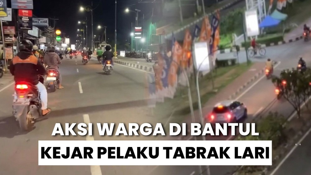 Aksi Pengejaran Pelaku Tabrak Lari