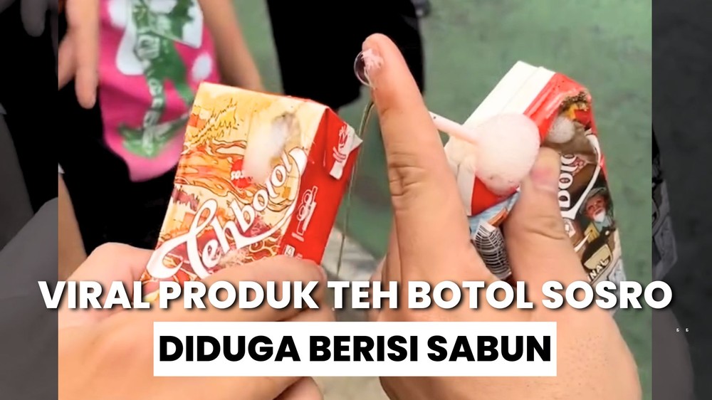 Viral Produk Teh Kemasan Berbusa