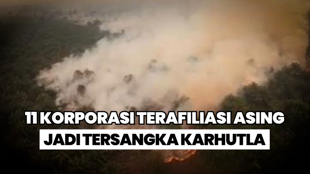 11 Korporasi Terafiliasi Asing Jadi Tersangka