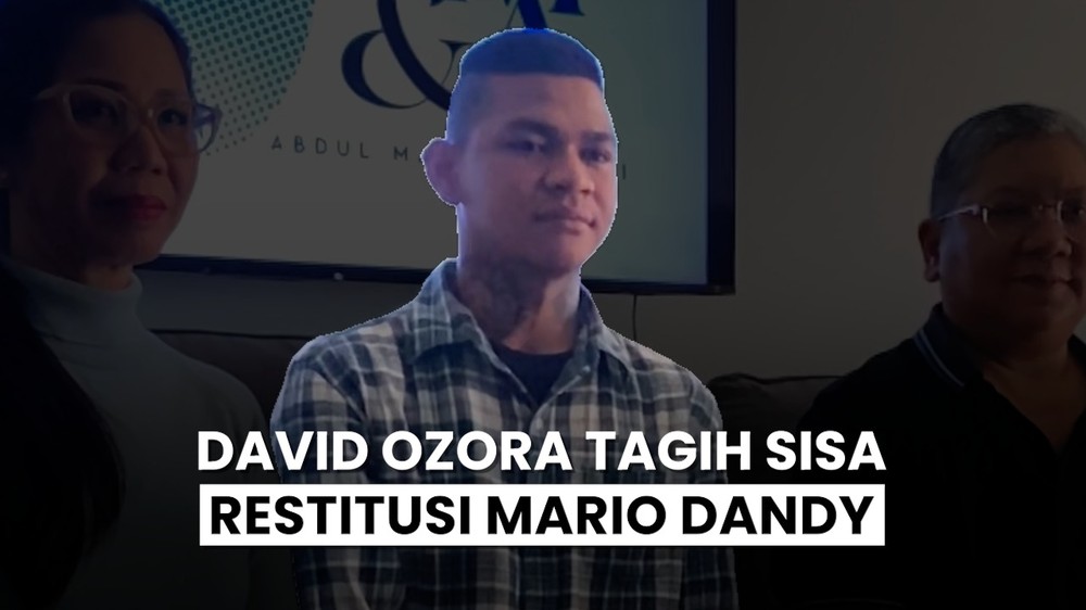 Mario Dandy Masih Belum Bayar Restitusi David