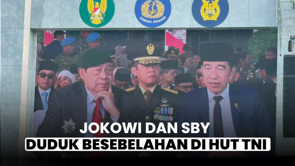 Jokowi dan SBY di HUT TNI