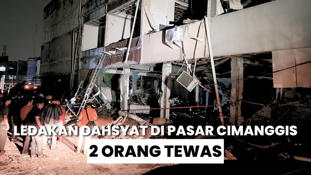 Ledakan Terjadi di Pasar Cimanggis