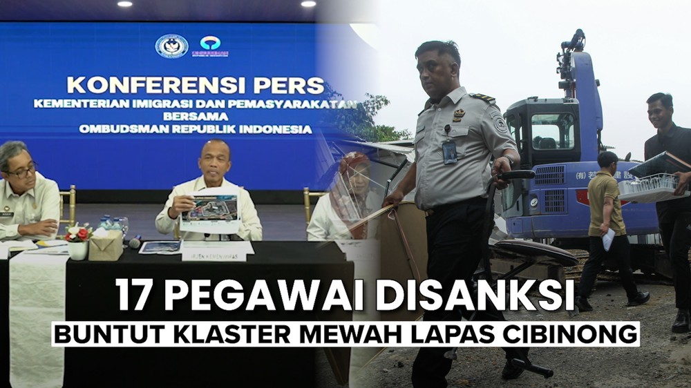 17 Pegawai Lapas Cibinong Disanksi, 1 Dipecat