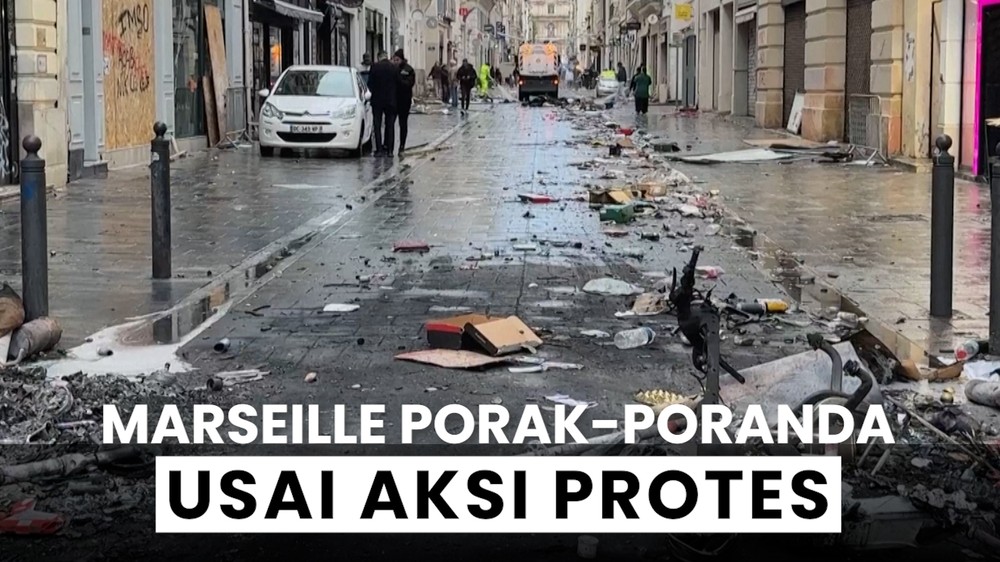 Demo di Prancis Berujung Rusuh