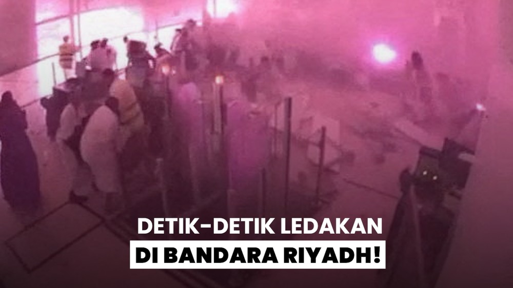 Detik-detik Serangan Houthi Hantam Bandara Riyadh