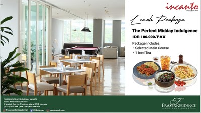 Lunch Package - Incanto Restaurant