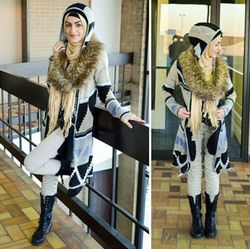Hijab Style: Gaya Musim Dingin, Pakai Coat Hingga Boots 