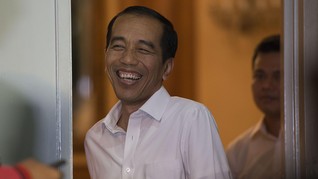Canda Jokowi Tanya Jawab soal Ikan di Depan Ribuan Pengusaha