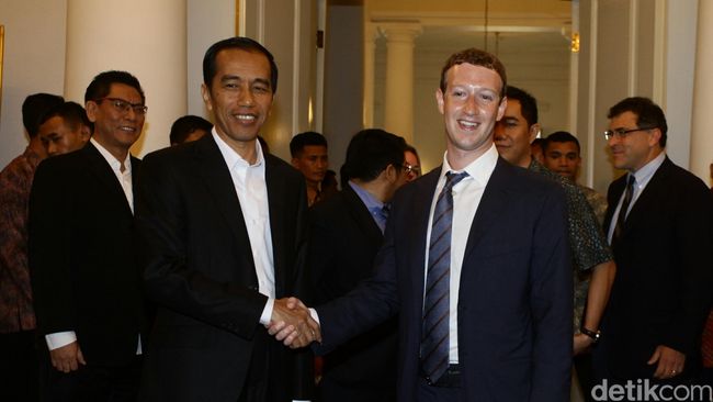 Isi Perbincangan Jokowi dengan Bos Facebook