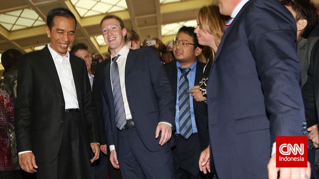 Zuckerberg ke Indonesia, Saham Facebook Naik