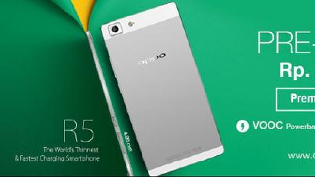 Jadilah Pemilik Pertama OPPO R5 di Indonesia