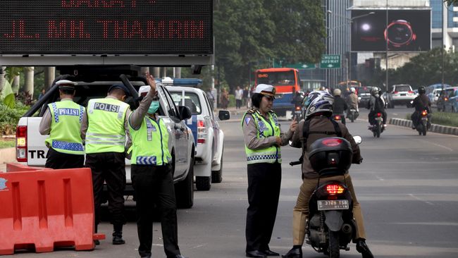 Uji Coba Pelarangan Sepeda Motor Selesai, Polisi Siap Tilang