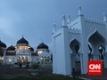 Presiden Jokowi Sholat Ied di Masjid Baiturrahman Banda Aceh
