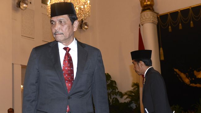 Lantik Deputi, Luhut: Kerja Kami Pengaruhi Kesuksesan Jokowi