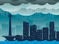 Jalanan Jakarta yang Ditenggelamkan Banjir