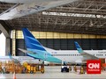 Sebanyak 70 Persen Pesawat Garuda Dikandangkan