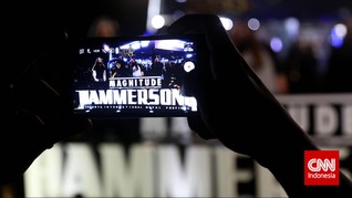 Doa Lantang untuk Palestina dari Panggung Hammersonic 2018