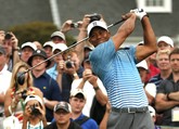 Hingga saat ini, Woods masih tercatat sebagai pemenang Masters termuda dalam sejarah, ketika ia memenangkannya dalam usia 21 tahun pada 1997 lalu. (Reuters/Phil Noble)