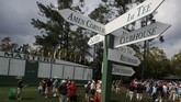 US Masters berlangsung di klub golf Augusta National, salah satu klub golf paling elit di Amerika Serikat. Bahkan seorang pegolf pun hanya bisa menjadi anggota jika mendapatkan undangan. (Reuters/Mark Blinch)