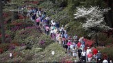 Bagi yang tertarik untuk masuk ke klub golf ini, hanya tersedia waktu satu kali satu tahun, yaitu ketika US Masters berlangsung dengan membayar tiket seharga ratusan dollar. (Reuters/Jim Young)