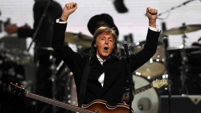 Paul McCartney Raup Rp1,7 Triliun dari Tur Konser Selama 2017