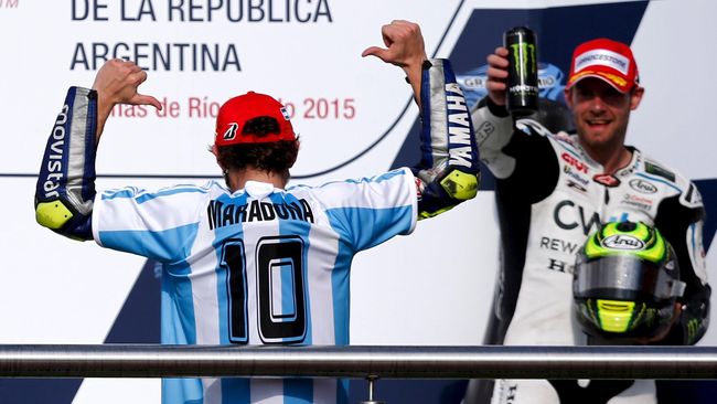 Fan MotoGP Argentina: Rossi Adalah Maradona Dunia Balap Motor