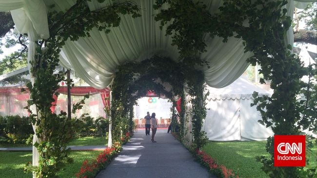 Gala Dinner KAA, Halaman Tengah Istana Disulap Jadi Memukau
