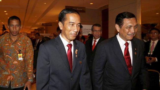 Jas Luhut Panjaitan, Setelan Pejabat yang Dilantik Jokowi