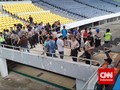 Polisi Olah TKP Jatuhnya Seseorang dari Atap GBK Saat May Day