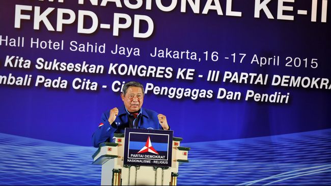 SBY Sebut Siapapun yang Hendak Gagalkan Kongres Pengkhianat
