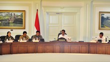 Jokowi Ucapkan Terima Kasih ke JK dan Menteri Kabinet Kerja