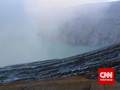 Gas Beracun Kawah Ijen Dekati Permukiman Penduduk