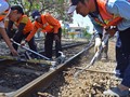 Pondasi Rel Longsor, Kereta Bogor-Sukabumi Tak Beroperasi