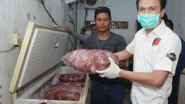 Pemda Sumsel Operasi Patuh 8 Ton Jeroan Babi Hutan