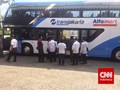 Ahok Terima Sumbangan Bus Tingkat Pariwisata