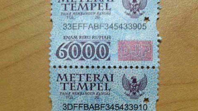 Penggunaan Meterai bagi Calon Perseorangan Dinilai Pemborosan