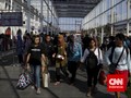 Arus Balik di Stasiun Masih Cenderung Sepi