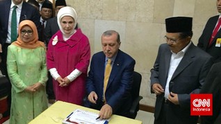 Kala JK Ajak Presiden Turki Keliling Masjid Istiqlal